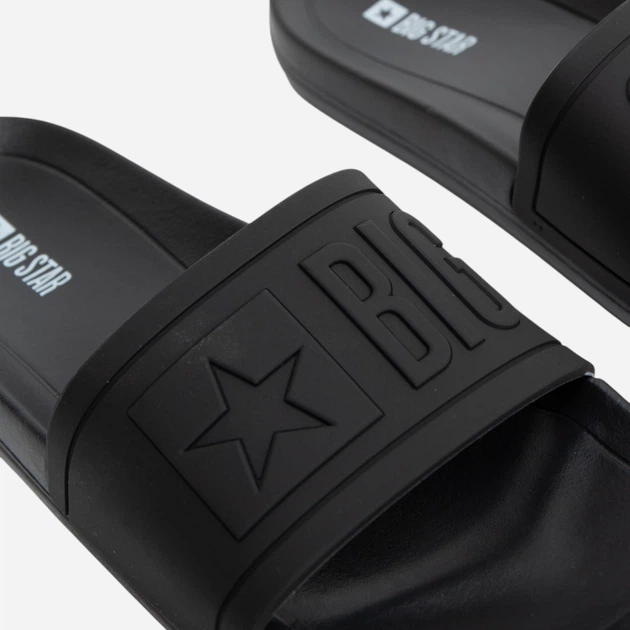 Чоловічі шльопанці для пляжу Big Star DD174690 44 Чорні (5900714076122) - зображення 4