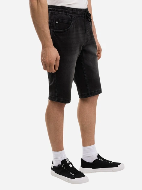 Szorty męskie jeansowe Big Star Parker 954 L Czarne - obraz 3