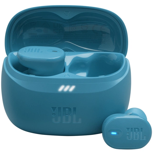 Навушники гарнітура вакуумні Bluetooth JBL Tune Buds 2 Turquoise (JBLTBUDS2TQE) - зображення 2