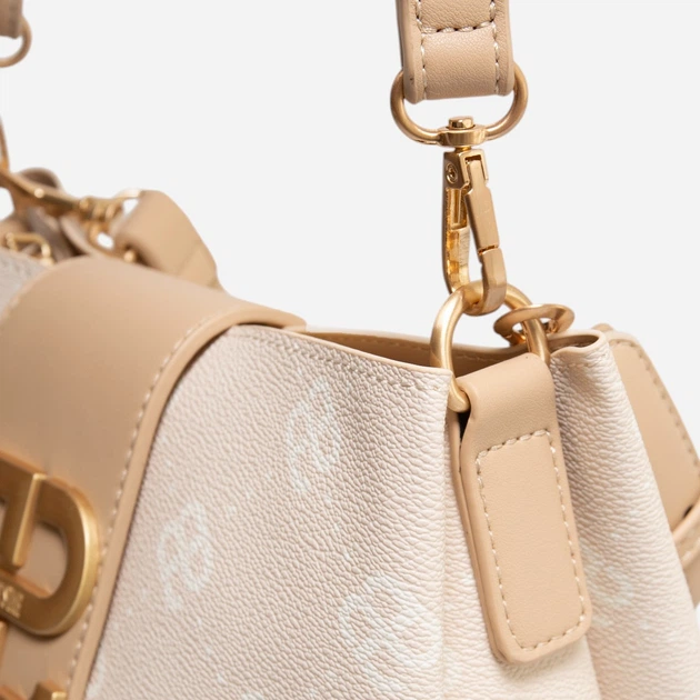 Torebka crossbody damska mała Big Star Elora 102 Kremowa - obraz 5