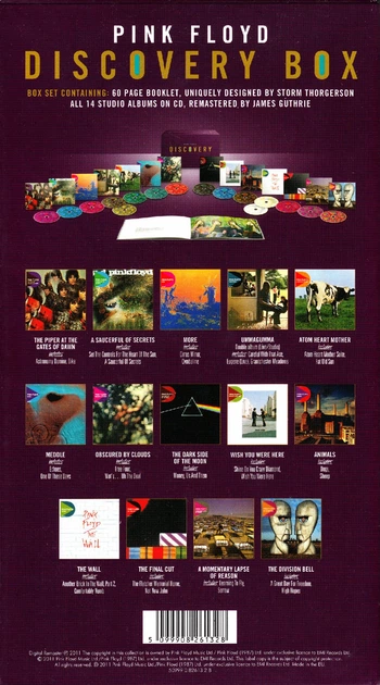洋楽 Pink Floyd Discovery Box Set 1 Компакт диски EMI Pink Floyd Discovery Box Set 16CD 5099908261328