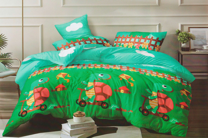 Простирадло MirSon Бязь 17-0320 Turtle 180x220 від Rozetka на платформі USKIDKA Акція на Простирадло MirSon Бязь 17-0320 Turtle 180x220 від Rozetka
