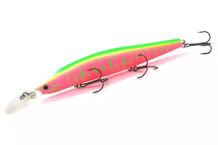 Воблер Daiwa Steez Minnow 125SP MR 20г, цвет: Pink Tiger (4132006009) - Фото 1 Воблер Daiwa Steez Minnow 125SP MR 20г, цвет: Pink Tiger (4132006009) - изображение 1