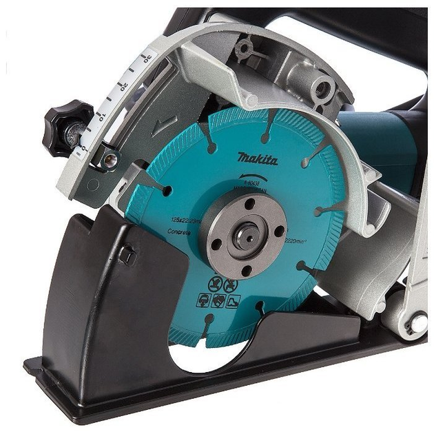 Професійний штроборіз Makita SG1251J : 1400 Вт, диск 125 мм, 3 см глибина, 10000 об/хв - Фото 3 Професійний штроборіз Makita SG1251J : 1400 Вт, диск 125 мм, 3 см глибина, 10000 об/хв - зображення 3