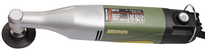 Мощная угловая полировальная машина WP/E Proxxon: 100 Вт, регулировка оборотов, 2500об/мин (28660) SDRT_528660 - изображение 2
