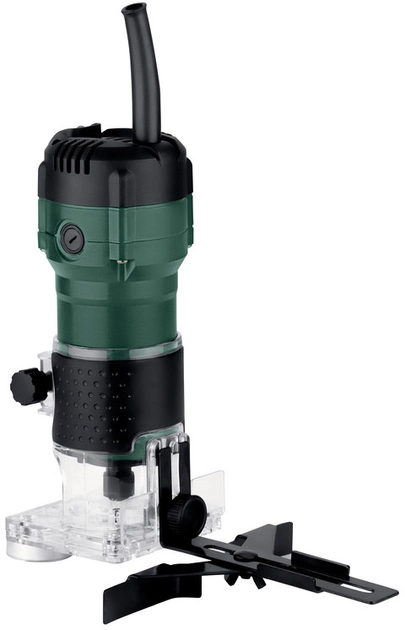 Профессиональный ручной столярный кромочный фрезер по дереву Metabo FM 500-6 : 500 Вт, 6 цанга - Фото 2 Профессиональный ручной столярный кромочный фрезер по дереву Metabo FM 500-6 : 500 Вт, 6 цанга - изображение 2