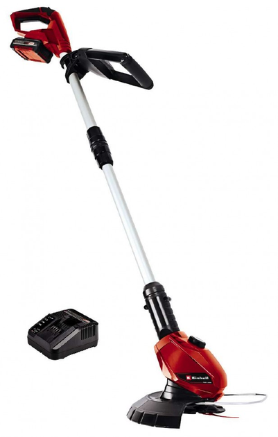 Професійний тример акумуляторний Einhell GE-CT 18 Li Kit : з АКБ 18V 2, 0 Ah, 8500 об/хв, ширина зрізу 24 см - Фото 1 Професійний тример акумуляторний Einhell GE-CT 18 Li Kit : з АКБ 18V 2, 0 Ah, 8500 об/хв, ширина зрізу 24 см - зображення 1