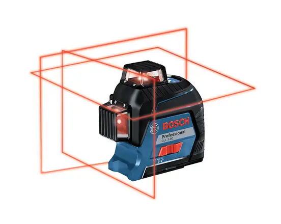 Профессиональный линейный лазерный нивелир Bosch Professional GLL 3-80 в кейсе с мишенью и чехлом SDRT_50601063S00 - изображение 2