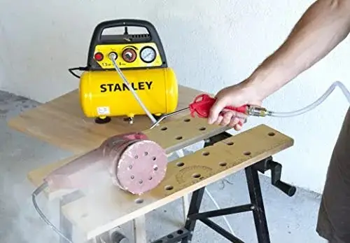 Потужний компресор повітряний безмасляний STANLEY DN200/8/6 : 1.1 кВт, 6 л, 180 л/хв - зображення 8
