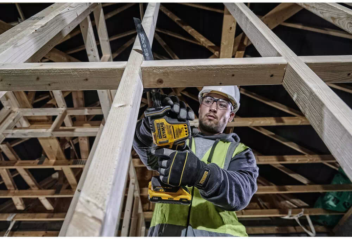 Сабельная пила DeWALT 18В XR Li-lon, 0 - 2800 ход/мин, 1.43 кг (без АКБ и ЗУ) (DCS369N) - изображение 10