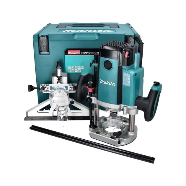 Фрезер вертикальный Makita RP2303FC08 : 2100 Вт, цанга 6/8/12 мм, 9000-23000 хв-1 - изображение 2