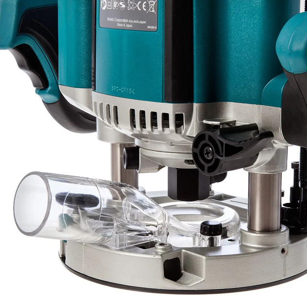 Фрезер вертикальный Makita RP2303FC08 : 2100 Вт, цанга 6/8/12 мм, 9000-23000 хв-1 - изображение 8