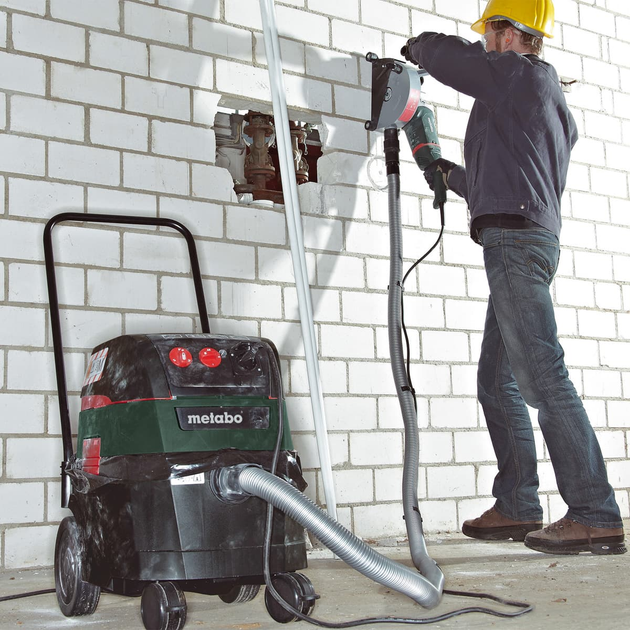 Професійний пилосос Metabo ASR 35 L ACP : 1400 Вт, 35 л, 248 мбар, 3660 л/хв, вага 16 кг - зображення 8