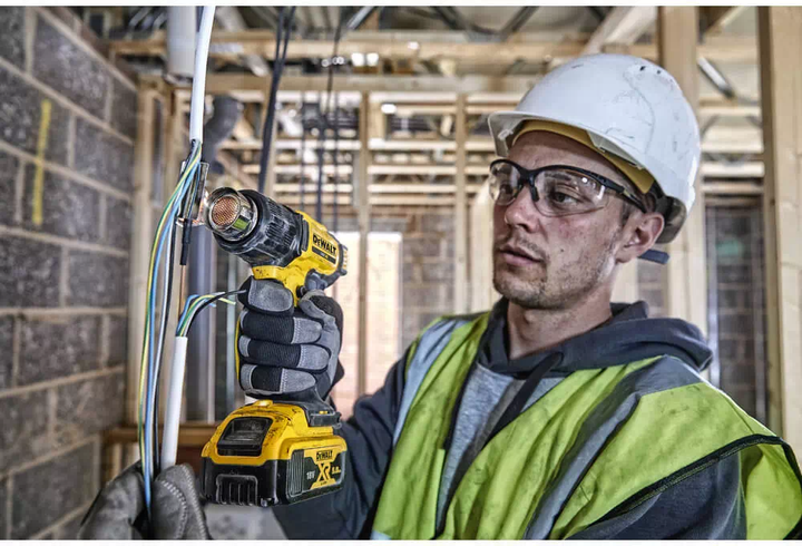 Строительный фен DeWALT 18В, 290 - 530 °C, 0.5 кг (без АКБ и ЗУ) (DCE530N) - изображение 6