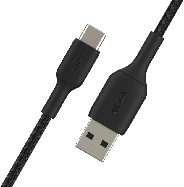 Kabel Belkin BoostCharge USB-A – USB Type-C 15W 0.15 m Black (CAB002BT0MBK) - obraz 3