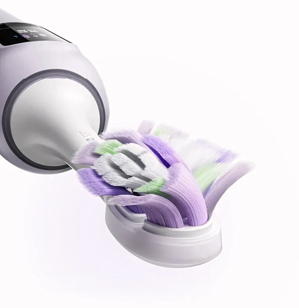 Електрична зубна щітка Mijia Sonic Sweep Electric Toothbrush Pro (MES610) + 2 насадки Violet - зображення 3