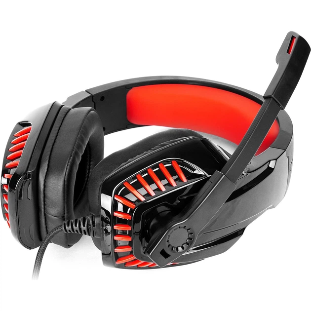 Игровые наушники REAL-EL GDX-7650 Black/Red (EL124100043) [112560] - изображение 7