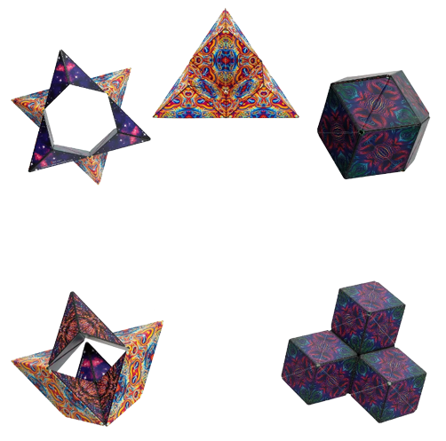 Shape Shifting Box Magnetic Magic Cube | Разноцветные узоры – фото