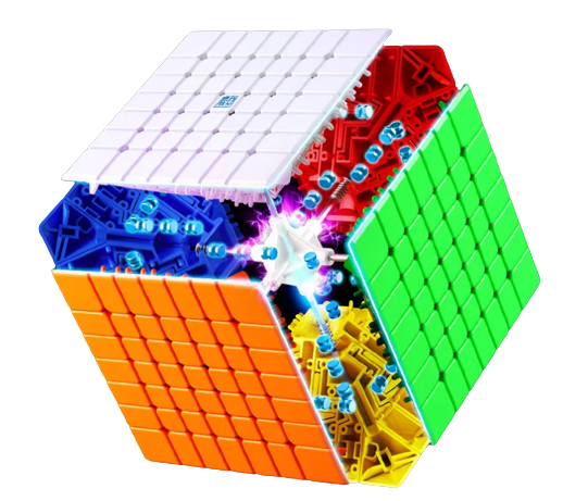Meilong V2 Magnetic 7x7 Cube | Кубик Рубіка 7х7 магнітний без наліпок МоЮ - зображення 2
