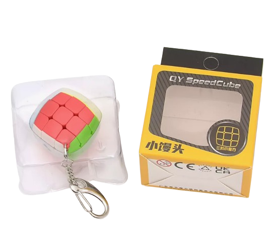 QiYi Mofangge Keyring | Брелок Кубик Рубіка 3х3 кольоровий - Фото 3 QiYi Mofangge Keyring | Брелок Кубик Рубіка 3х3 кольоровий - зображення 3