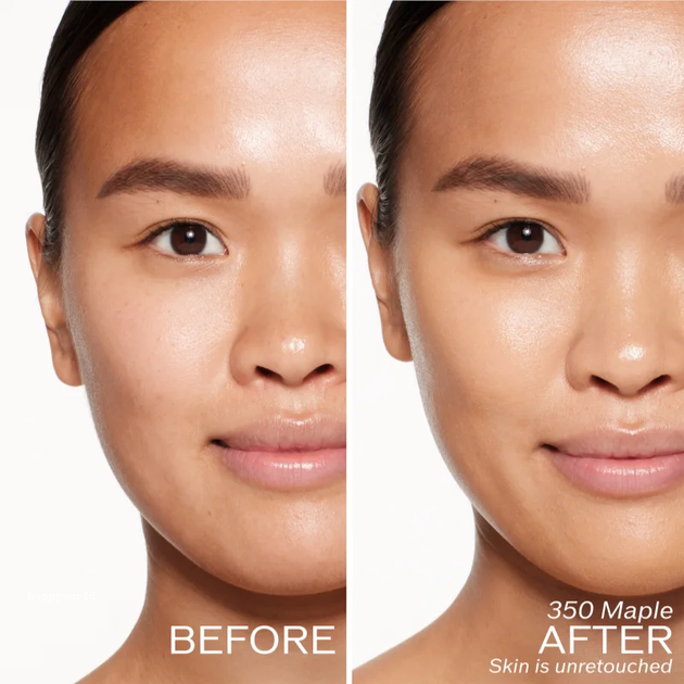 Тональный крем Shiseido Revitalessence Skin Glow Foundation SPF 30 PA+++ 350 Maple 30ml - Фото 3 Тональный крем Shiseido Revitalessence Skin Glow Foundation SPF 30 PA+++ 350 Maple 30ml - изображение 3
