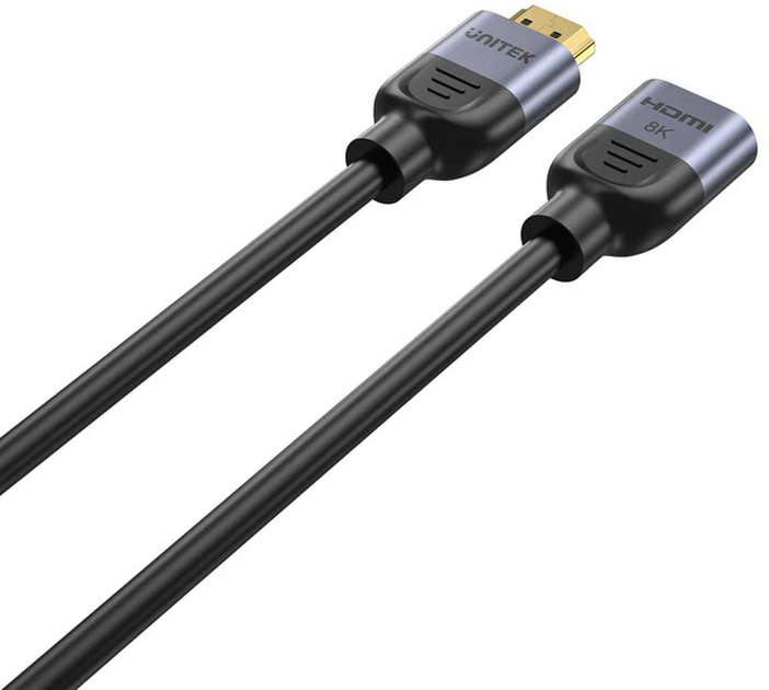 Kabel przedłużacz Unitek HDMI (M) - HDMI (F) 2.1, 8K 3m (C11091AGY01-3M) - obraz 3