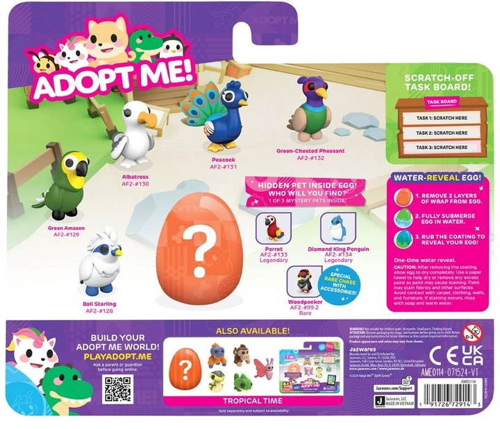 Дитячий ігровий набір Adopt Me 6 фігурок - пернаті друзі 23K9NQ (0191726729143) - зображення 4