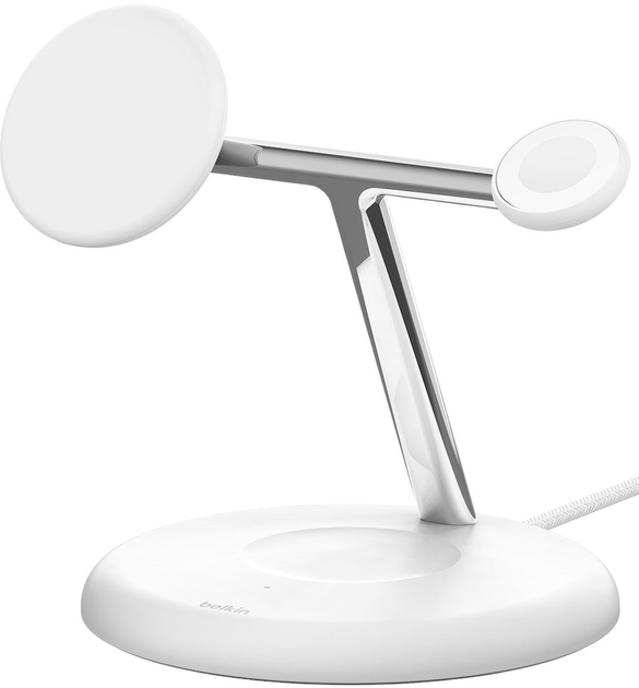 Ładowarka Belkin BoostCharge Pro MagSafe 3-in-1 White (WIZ023VFWH) - obraz 7
