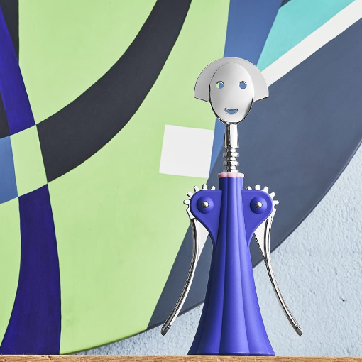 Штопор рычажный Alessi Anna G. 24 см синий (AAM01BLUE) - изображение 4