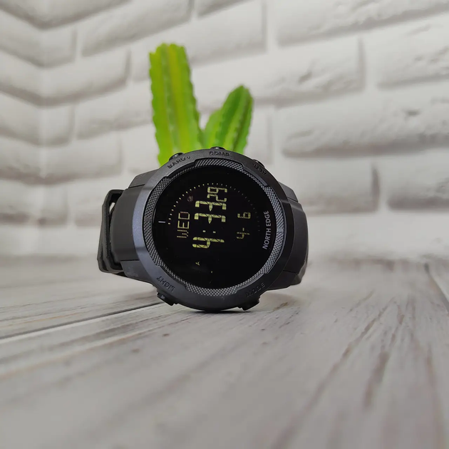 Ударостійкий водонепроникний годинник North Edge Vertico 5BAR для військовослужбовців з підсвічуванням - зображення 9