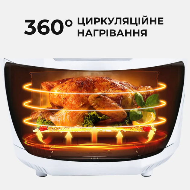 Аэрофритюрница электрическая Sokany SE-3010 с таймером 1500вт с антипригарным покрытием - изображение 10