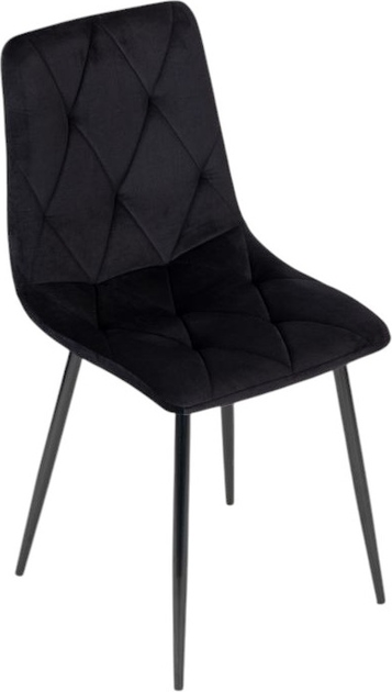 Zestaw krzeseł do kuchni i salonu ModernHome by Multistore MC47-1 4 szt Black (5905817000678) - obraz 7