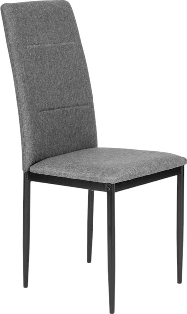 Zestaw krzeseł do kuchni i salonu ModernHome by Multistore KJC007 4 szt Grey (5905817000722) - obraz 3