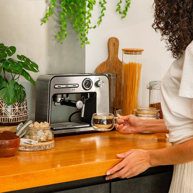 Ekspres do kawy kolbowy Cecotec Power Espresso 20 Square Pro - obraz 4
