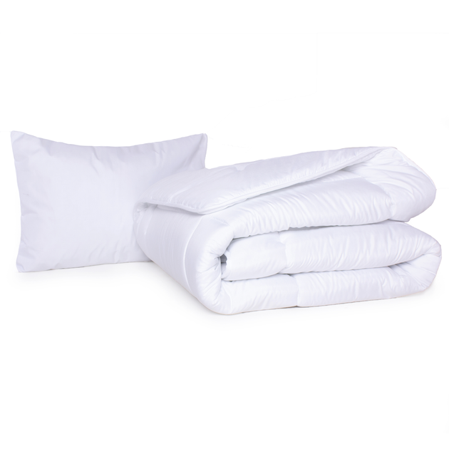 Набір антиалергенний MirSon EcoSilk Всесезонний №335 Eco Light White Soft Ковдра 220х240 + подушка 50x70 від Rozetka на платформі USKIDKA Акція на Набір антиалергенний MirSon EcoSilk Всесезонний №335 Eco Light White Soft Ковдра 220х240 + подушка 50x70 від Rozetka