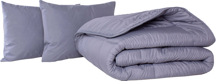 Набір антиалергенний MirSon Eco-Soft Супер Теплий №9045 Eco Light Gray (ковдра 140x205 см + подушки 50х70 середні) від Rozetka на платформі USKIDKA Акція на Набір антиалергенний MirSon Eco-Soft Супер Теплий №9045 Eco Light Gray (ковдра 140x205 см + подушки 50х70 середні) від Rozetka