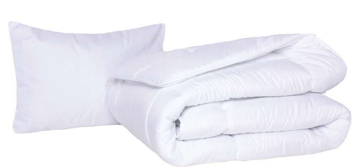 Набір Бавовняний MirSon Супер Теплий №1705 Eco Light White (ковдра + подушка 50х70 середня) від Rozetka на платформі USKIDKA Акція на Набір Бавовняний MirSon Супер Теплий №1705 Eco Light White (ковдра + подушка 50х70 середня) від Rozetka