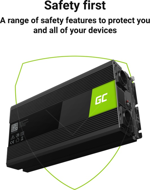 Інвертор Greencell INV12 перетворювач 3000/6000 Вт (5902719427916) - зображення 4