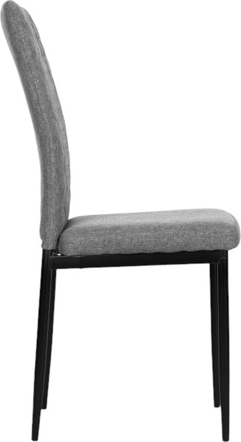 Zestaw krzeseł do kuchni i salonu ModernHome by Multistore KJC266-1 4 szt Grey (5905817002993) - obraz 4