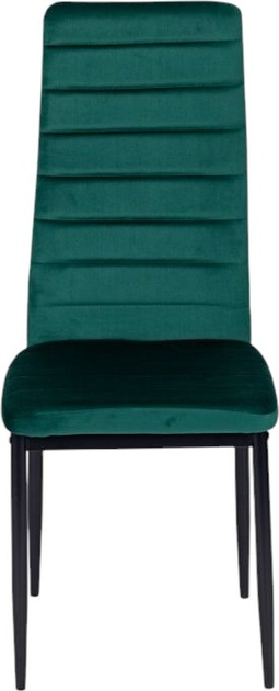 Набір стільців для кухні та вітальні ModernHome by Multistore VELVET 4 шт Green (5904224306731) - зображення 6