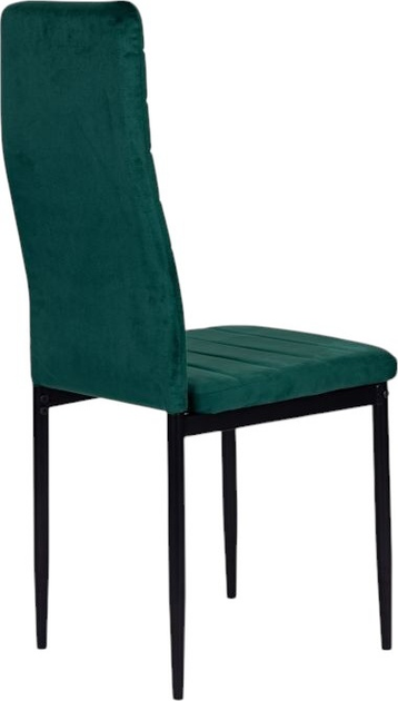 Набір стільців для кухні та вітальні ModernHome by Multistore VELVET 4 шт Green (5904224306731) - зображення 8