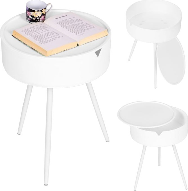 Журнальний столик ModernHome by Multistore CT3022 White (5905817004317) - зображення 4