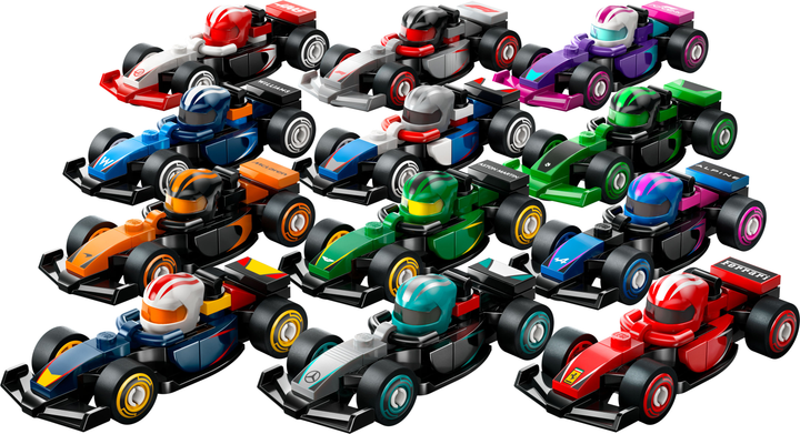 Конструктор LEGO Minifigures Колекційні автомобілі для перегонів F1 29 деталей (71049) - зображення 2