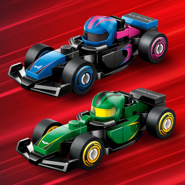 Конструктор LEGO Minifigures Колекційні автомобілі для перегонів F1 29 деталей (71049) - зображення 8