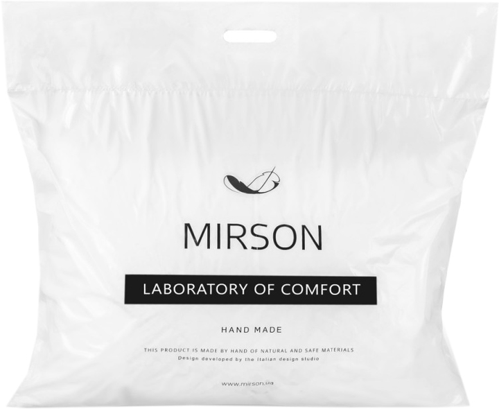 Набір антиалергенних подушок MirSon на блискавці EcoSilk №1701 Eco Light White 2 шт. (2200003966459) - зображення 6