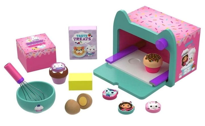 Zestaw zabawkowy Gabby's Dollhouse do pieczenia Cakey Cat’S (204-700000) (5055069723846) - obraz 6