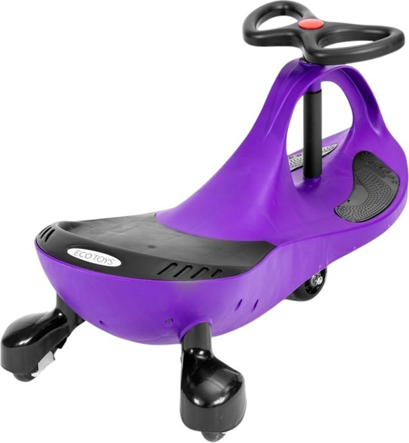 Jeździk EcoToys YM-SW-1 LED Purple (5905817003044) - obraz 3