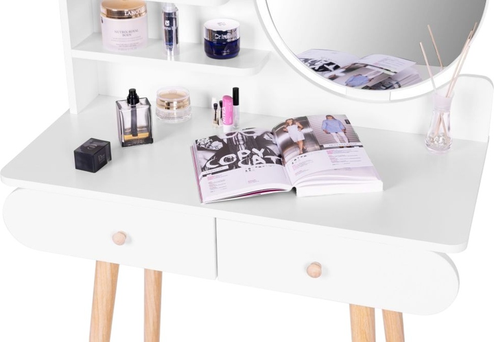 Туалетний столик ModernHome by Multistore CHDT05 White (5905817001675) - зображення 7