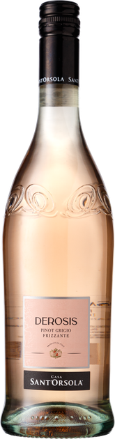 Вино полуигристое Sant'Orsola Pinot Grigio DOC Veneto Rose Frizzante розовое сухое 0.75л 11.5% (8005415063222) - Фото 1 Вино полуигристое Sant'Orsola Pinot Grigio DOC Veneto Rose Frizzante розовое сухое 0.75л 11.5% (8005415063222) - изображение 1