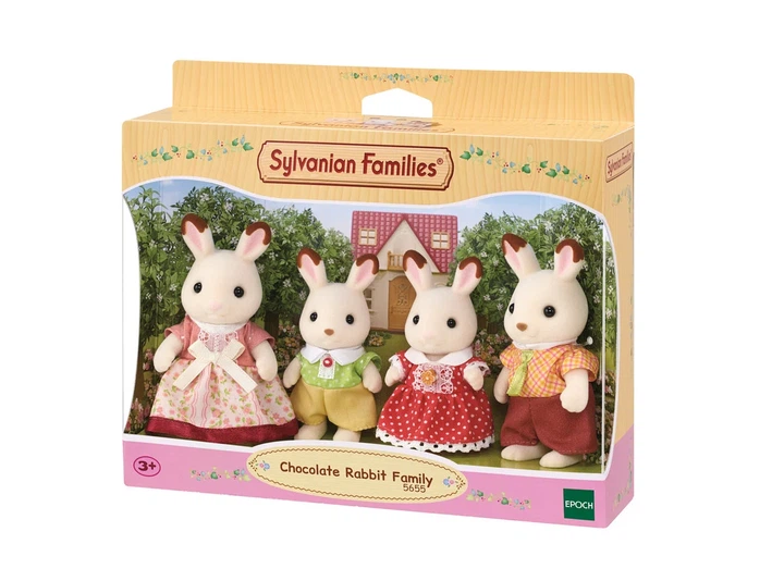 Zestaw zabawek Sylvanian Families Rodzina królików z czekoladowymi uszkami 5655 (5054131056554) - Zdjęcie 2 Zestaw zabawek Sylvanian Families Rodzina królików z czekoladowymi uszkami 5655 (5054131056554) - obraz 2